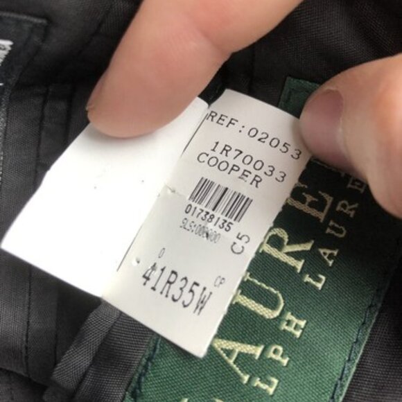 Lauren Ralph Lauren Wool Charcoal Button Suit Jacket Sports Coat Blazer 41R 35W - Picture 5 of 8